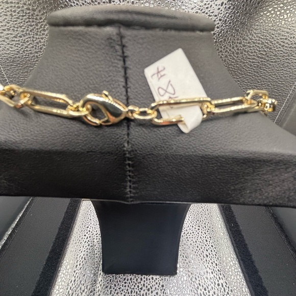 Gold Butterfly Pendant Necklace . - Picture 2 of 4